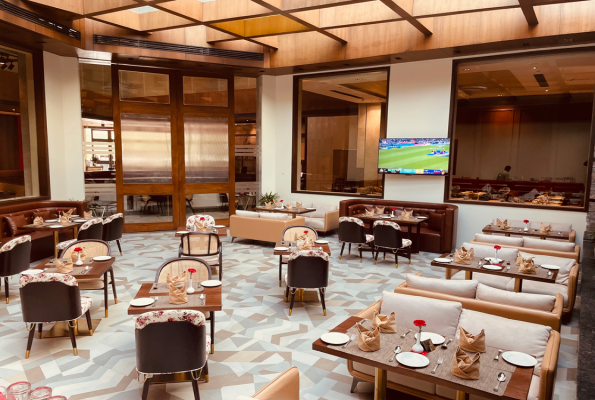 Glass house enclosure in The Atrium Deli Ramada Gurgaon Central Sector 44